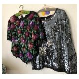 S2 - LADIES' SEQUINED TOPS SIZE XL (R75)