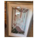 S2 - ELEGANT FRAMED FLORAL ARTWORK (M14)