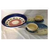 S2 - COLORFUL CERAMIC SERVING SET (L49)