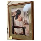 S2 - ELEGANT FRAMED PORTRAIT ARTWORK (H44)