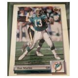 S2 - DAN MARINO PLAQUE & CARDS, JOE MONTANA CARD