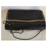 S2 - GLAMOROUS BLACK MESH CLUTCH (R3)