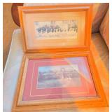 S2 - CHARMING FRAMED COUNTRY ARTWORK 9X13' (M30)