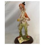 S2 - LEFTON PORCELAIN CLOWN FIGURINE (L114)