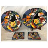 S2 - COLORFUL TROPICAL PLATE COLLECTION (L83)