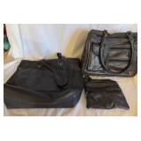 S2 - CLASSIC BLACK LEATHER BAG SET (R16)