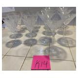 S2 - ELEGANT CUT CRYSTAL STEMWARE (K14)