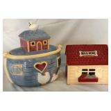 S2 - CHARMING CERAMIC ANIMAL CANISTERS (L40)