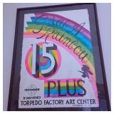 S2 - COLORFUL FRAMED ANNIVERSARY POSTER (M21)