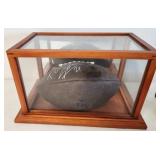 J2 - SIGNED FOOTBALL IN DISPLAY CASE (L52)