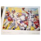 J2 - LTD ED RAIDERS PLAYERS ART PRINT (L166)