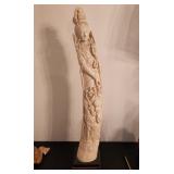 J2 - VINTAGE ASIAN GODDESS STATUETTE 29"T (F39)