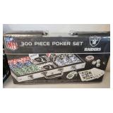 J2 - 300-PIECE NFL RAIDERS POKER SET (L37)