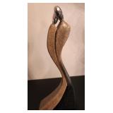 J2 - EMBRACING COUPLE TABLE TOP SCULPTURE (F12)