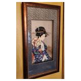 J2 - JAPANESE ART FRAMED 24X15" (F2)