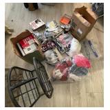 J2 - WINE RACK, BAG OF BOOKS, LOTS MORE (F175)