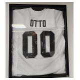 J2 - RAIDERS OTTO #00 SIGNED JERSEY FRAMED (L5)