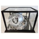 J2 - NFL RAIDERS SIGNED HELMET (F235)
