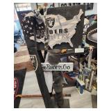 J2 - 49"T RAIDERS COUNTRY DECORATIVE SIGN (L142)