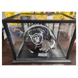 J2 - RAIDERS SIGNED FOOTBALL HELMET W/ COA (L38)
