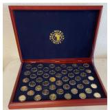 J2 - MORGAN MINT 50 STATE 24K GOLD-PLATED QUARTERS