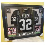 J2 - ALLEN #32 RAIDERS SIGNED JERSEY (L183)