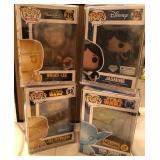 J1 - SET OF FOUR FUNKO POPS (B211)