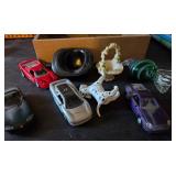 J1 - ASSORTED TOY CARS AND DECOR (E379)
