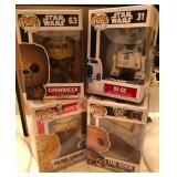 J1 - LOT OF FOUR COLLECTIBLE FUNKO POPS (B185)