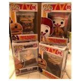 J1 - LOT FOUR FUNKO POP FIGURES (B205)