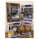 J1 - LOT FOUR FUNKO POP FIGURES (B234)