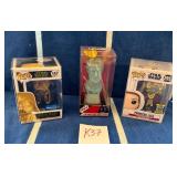 J1 - LOT THREE STAR WARS COLLECTIBLES (K37)