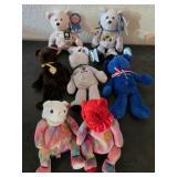 J1 - LOT OF ASSORTED COLLECTIBLE BEARS (E330)