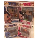 J1 - LOT FOUR ALADDIN FUNKO POPS (A64)