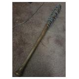 J1 - VINTAGE WOODEN BASEBALL BAT WIRE WRAPPED (E81