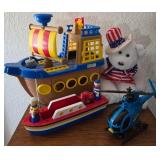 J1 - VINTAGE TOY BOAT SET ASSORTED (E232)
