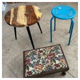 J1 - LOT OF ASSORTED SIDE TABLES (K53)