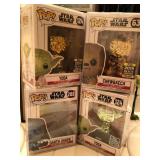 J1 - LOT OF FOUR STAR WARS FUNKO POPS (B210)