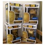 J1 - LOT OF FOUR STAR WARS FUNKO POPS (A319)