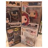 J1 - LOT FOUR FUNKO POP FIGURES (A81)