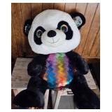 J1 - PLUSH PANDA SEQUIN BELLY TOY (B33)