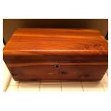 J1 - VINTAGE CEDAR CHEST WITH HARDWARE (B66)
