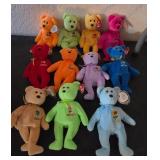 J1 - LOT OF VINTAGE BEAR PLUSHIES (E328)