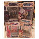 J1 - LOT FOUR FUNKO POP FIGURES (A23)