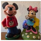 J1 - LOT TWO VINTAGE DISNEY CHARACTER FIGURINES