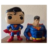 J1 - LOT OF TWO SUPERMAN FIGURES (E274)