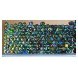 J1 - LOT ASSORTED GLASS MARBLES (A515)