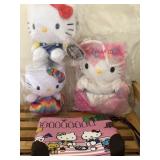 J1 - HELLO KITTY PLUSH AND ACCESSORIES LOT (A165)