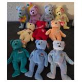 J1 - LOT OF ASSORTED PLUSH BEARS (E327)