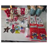 J4 - ASSORTED HOLIDAY DECORATIONS AND ITEMS